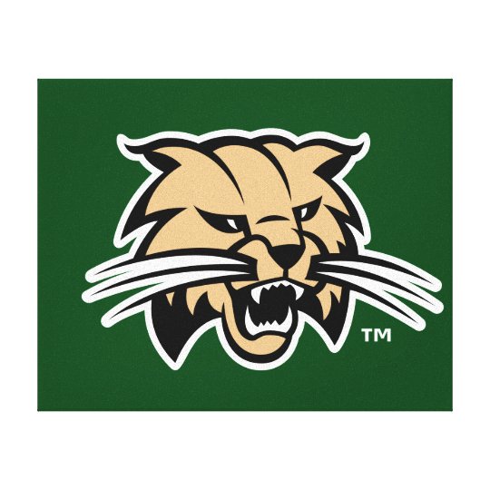 Ohio University Bobcat Logo Canvas Print | Zazzle.com