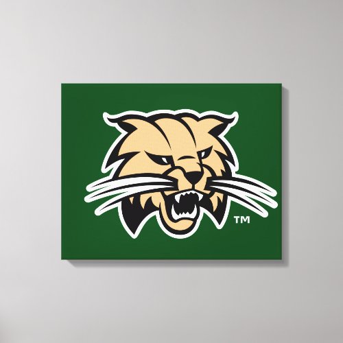 Ohio University Bobcat Logo Canvas Print