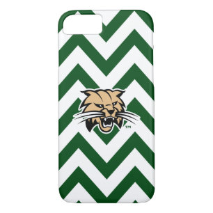 Ohio University Bobcat Logo Chevron Pattern iPhone 8/7 Case