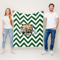 Ohio University Bobcat Logo Chevron Pattern