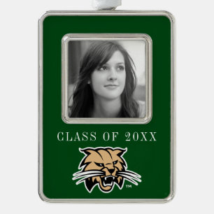 Ohio University Bobcat Logo Christmas Ornament