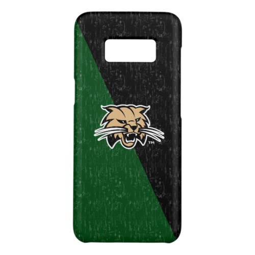 Ohio University Bobcat Logo Color Block Distressed Case_Mate Samsung Galaxy S8 Case