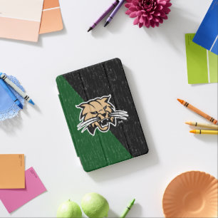 Ohio University Bobcat Logo Color Block Distressed iPad Mini Cover