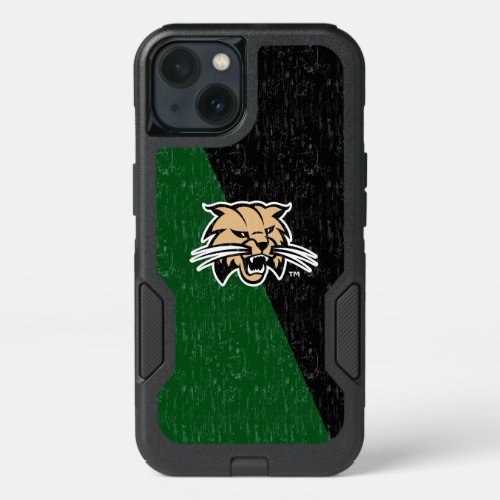 Ohio University Bobcat Logo Color Block Distressed iPhone 13 Case