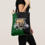 Ohio University Bobcat Logo Color Block Distressed Tote Bag