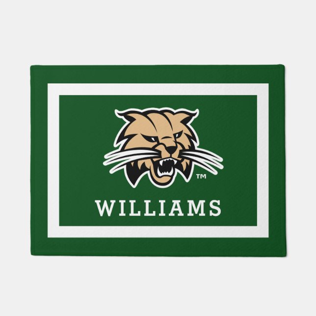 Ohio University Bobcat Logo Doormat (Front)