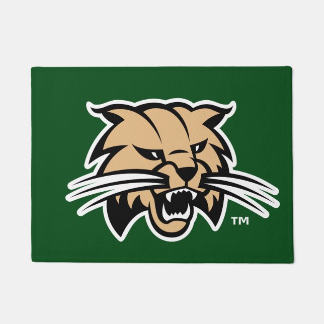 Ohio University Bobcat Logo Doormat (Front)