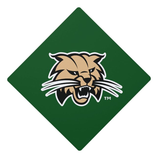 Ohio University Bobcat Logo Graduation Cap Topper (Front)