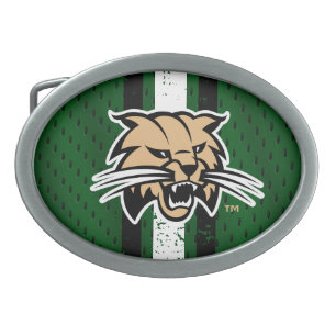 Ohio University Bobcat Logo Jersey Belt Buckle