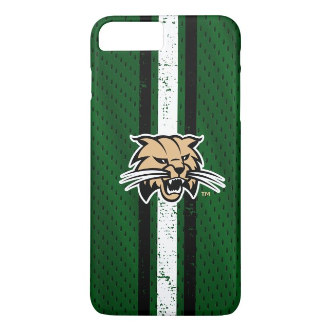 Ohio University Bobcat Logo Jersey Case-Mate iPhone Case (Back)