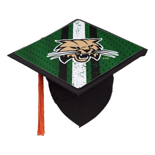 Ohio University Bobcat Logo Jersey Graduation Cap Topper