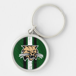 Ohio University Bobcat Logo Jersey Keychain