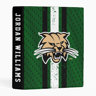 Ohio University Bobcat Logo Jersey Mini Binder