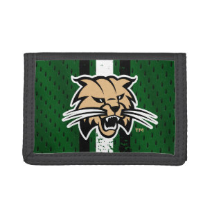 Ohio University Bobcat Logo Jersey Tri-fold Wallet