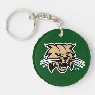 Ohio University Bobcat Logo Keychain