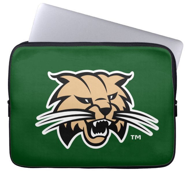 Ohio University Bobcat Logo Laptop Sleeve (Front)
