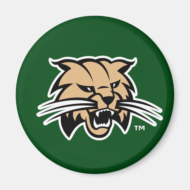 Ohio University Bobcat Logo Magnet (Front)