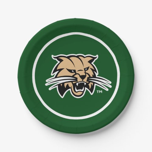 Ohio University Bobcat Logo Paper Plates