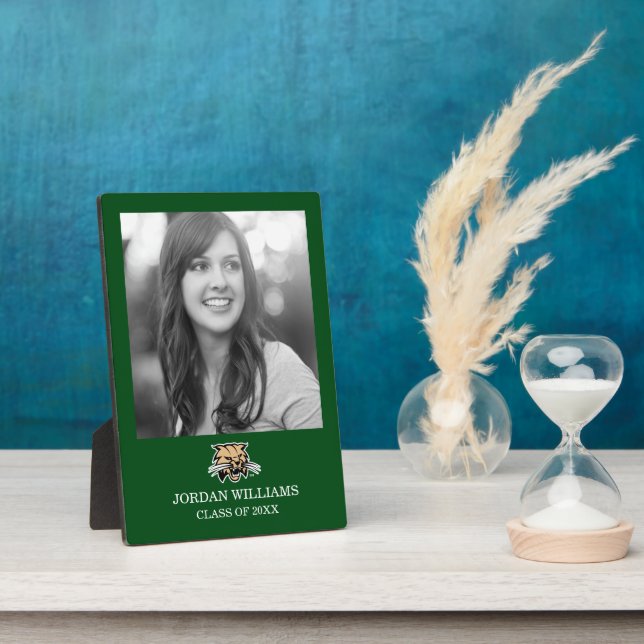 Ohio University Bobcat Logo Plaque (Side)