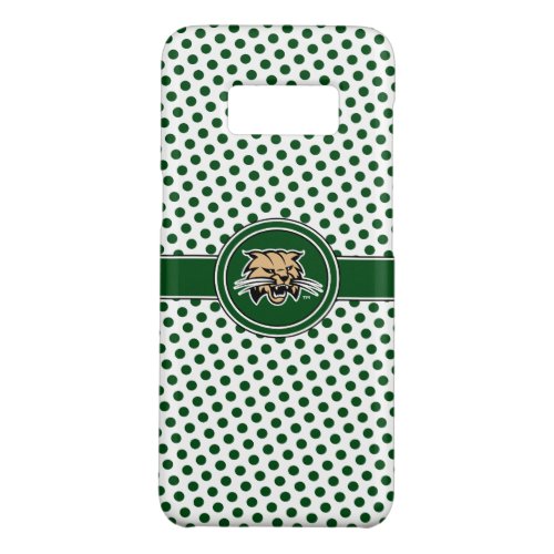 Ohio University Bobcat Logo Polka Dot Pattern Case_Mate Samsung Galaxy S8 Case