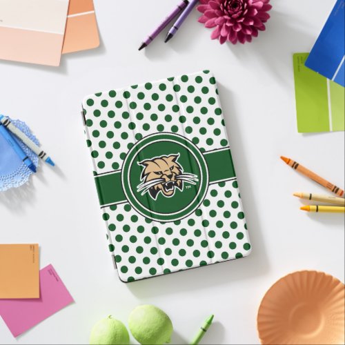 Ohio University Bobcat Logo Polka Dot Pattern iPad Pro Cover