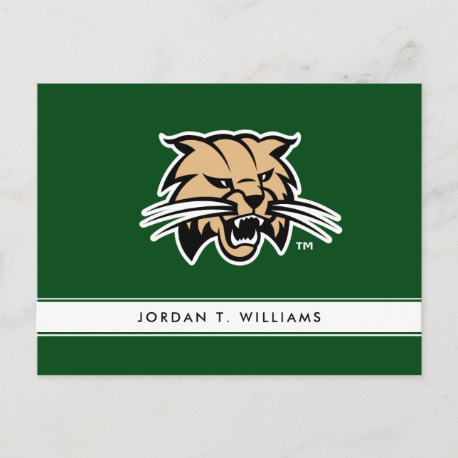 Ohio University Bobcat Logo Postcard (Front)
