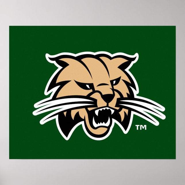 Ohio University Bobcat Logo Poster (Front)