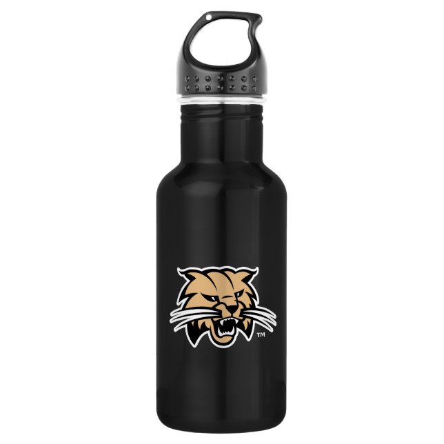 Ohio University Bobcat Logo Stainless Steel Water Bottle (Front)