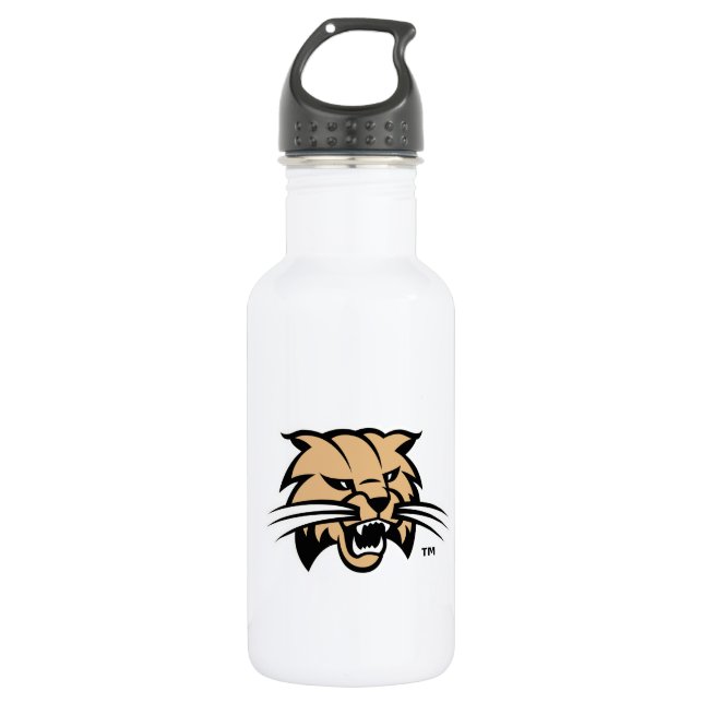 Ohio University Bobcat Logo Stainless Steel Water Bottle (Front)