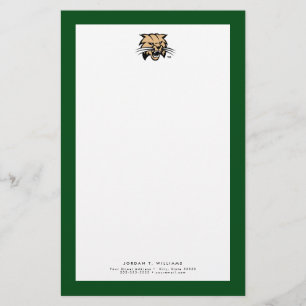 Ohio University Bobcat Logo Stationery