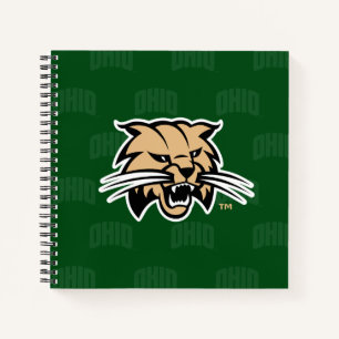 Ohio University Bobcat Logo Watermark Notebook