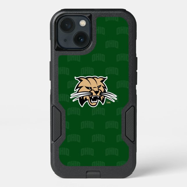 Ohio University Bobcat Logo Watermark Otterbox iPhone Case (Back)