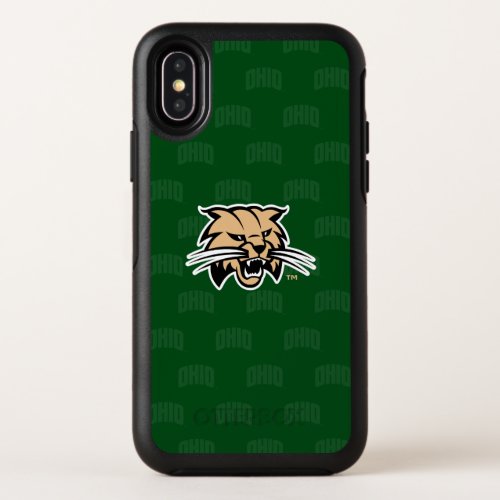 Ohio University Bobcat Logo Watermark OtterBox Symmetry iPhone X Case