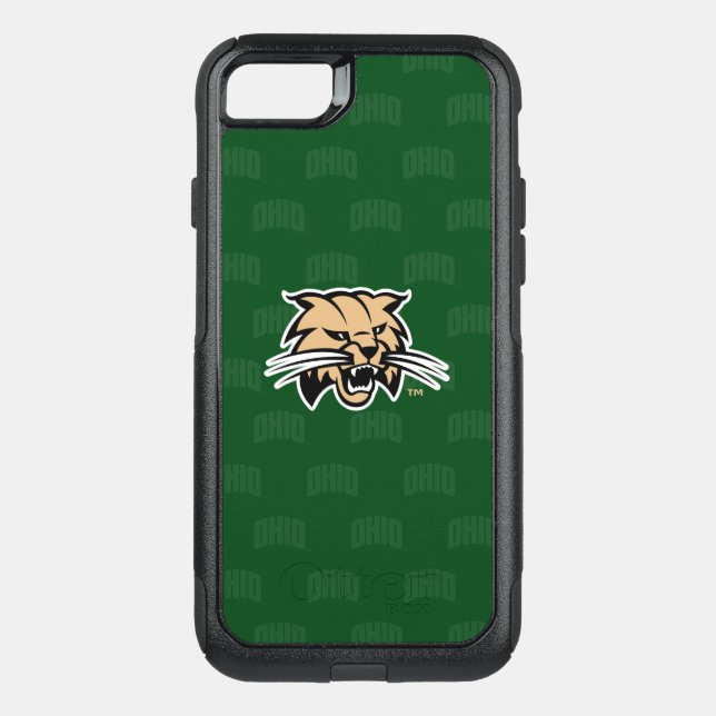 Ohio University Bobcat Logo Watermark Otterbox iPhone Case (Back)