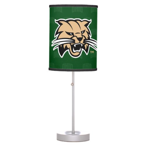 Ohio University Bobcat Logo Watermark Table Lamp
