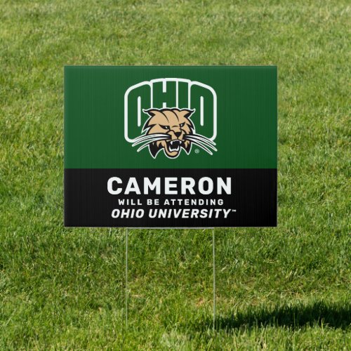 Ohio University Bobcats  Graduation Sign