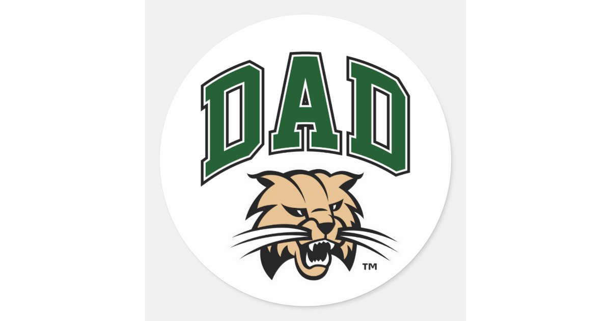Ohio University Dad Classic Round Sticker Zazzle