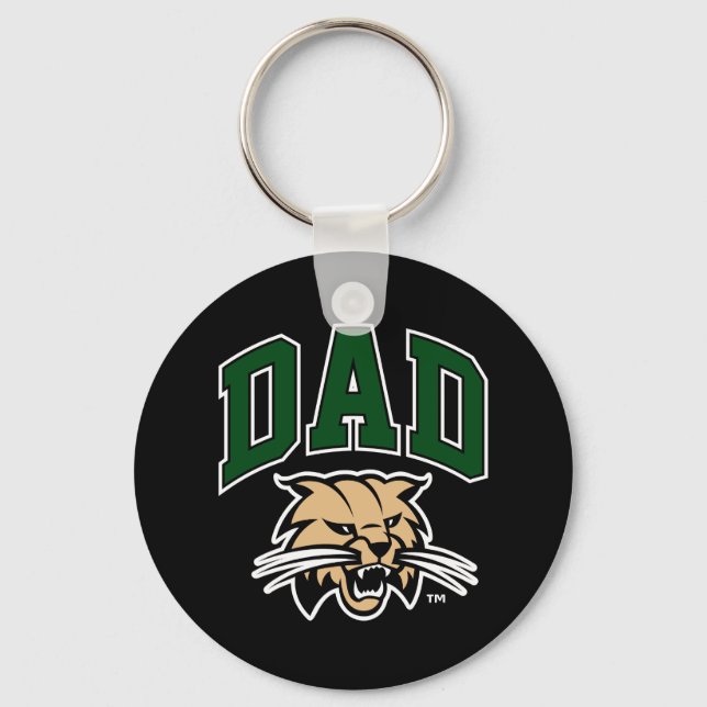 Ohio University Dad Keychain (Front)