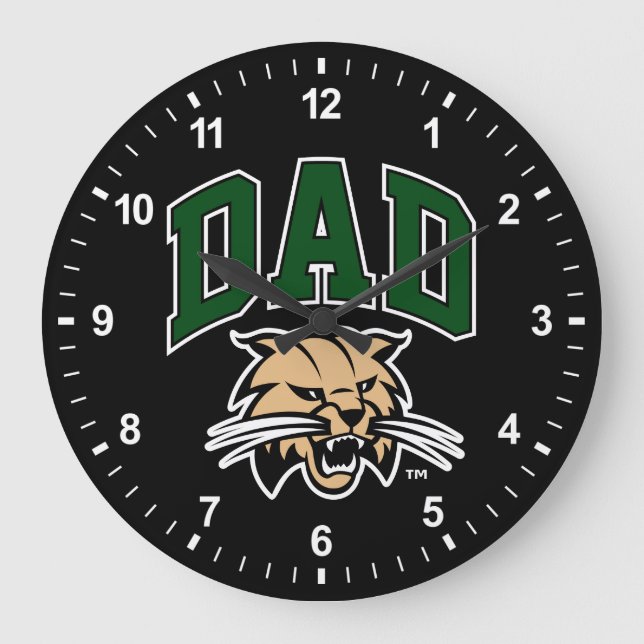 Ohio University Dad Large Clock (Front)