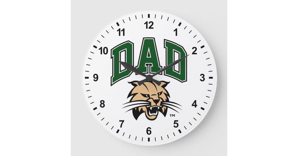 Ohio University Dad Large Clock Zazzle