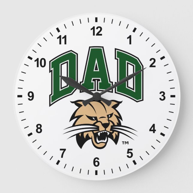 Ohio University Dad Large Clock (Front)