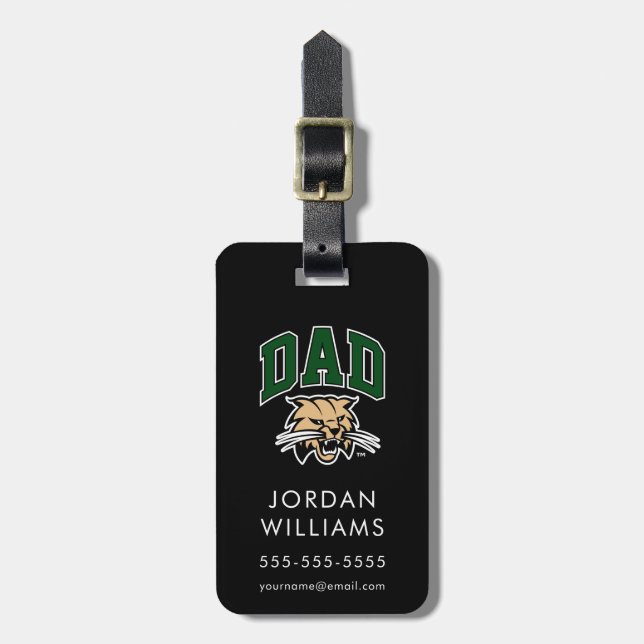 Ohio University Dad Luggage Tag (Front Vertical)