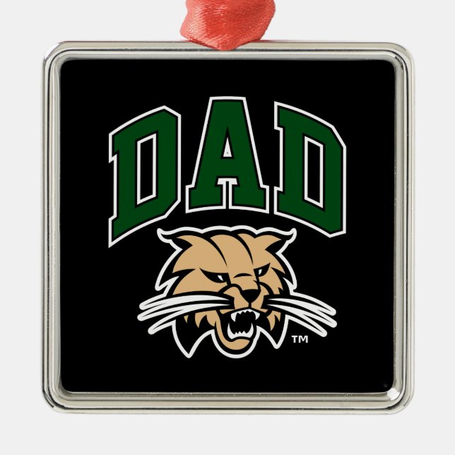 Ohio University Dad Metal Ornament (Front)