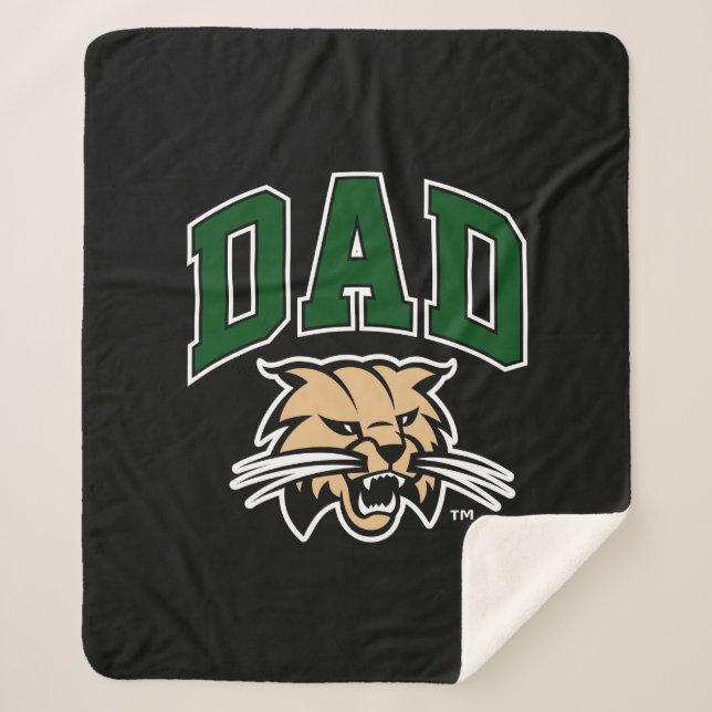 Ohio University Dad Sherpa Blanket (Front)