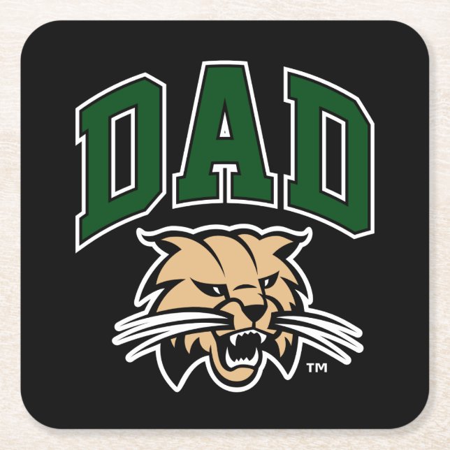 Ohio University Dad Square Paper Coaster (Front)