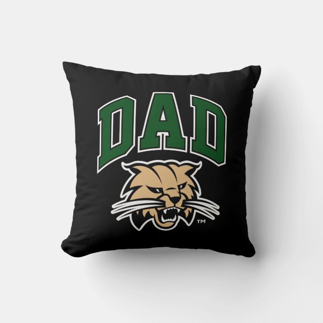 Ohio University Dad Throw Pillow (Front)