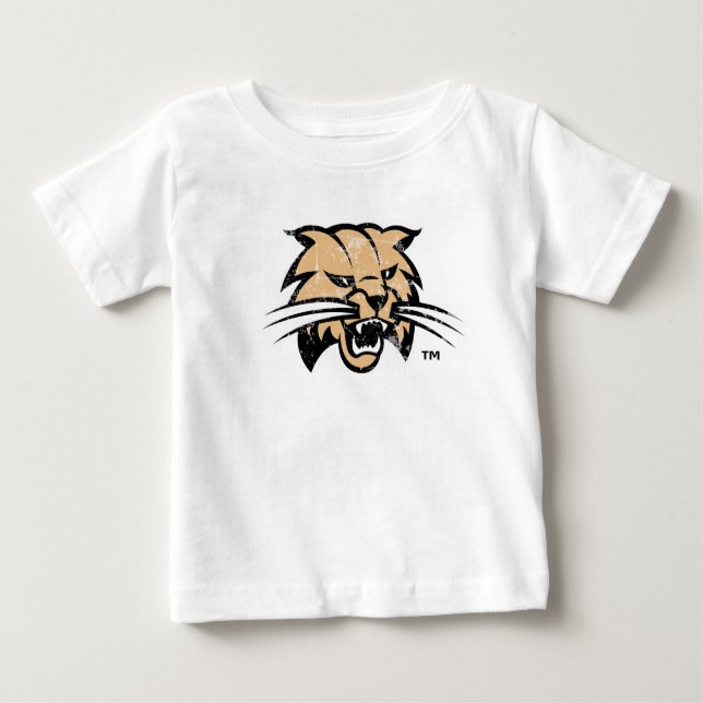 Ohio University Distressed Baby T-Shirt (Front)