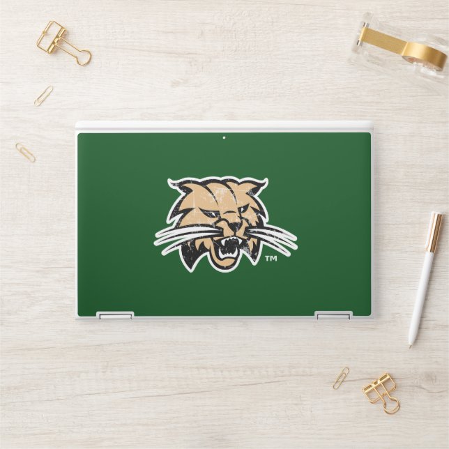 Ohio University Distressed HP Laptop Skin (Desk)
