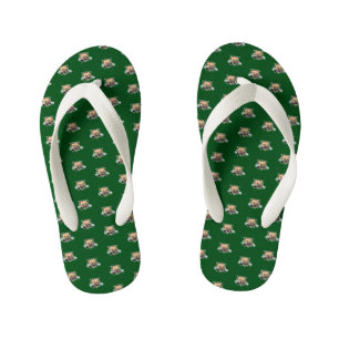 Ohio University Distressed Kid's Flip Flops