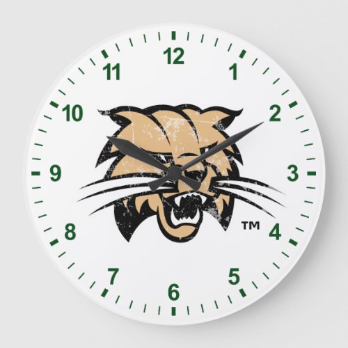 Ohio University Distressed Large Clock